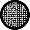 Old Screen - Stock Gobo for Gobo Light Projectors - Choose your size!
