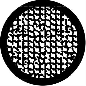 Old Screen - Stock Gobo for Gobo Light Projectors - Choose your size!