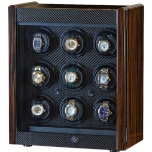 Orbita Avanti Nine Macassar And Carbon Fiber Rotorwind Watch Winder