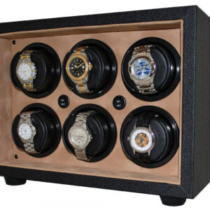 Orbita InSafe Six Black Leather Watch Winder