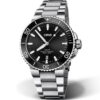 Oris Aquis Date Automatic Stainless Steel Watch, Black Dial, 43.50mm