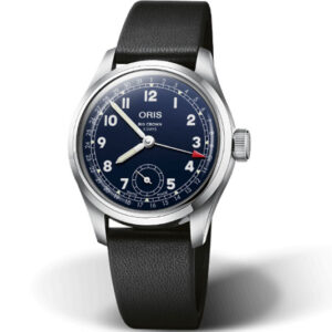 Oris Big Crown Pointer Date Calibre 403 Blue Dial, Black Leather Strap Watch, 38mm