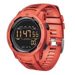 Outdoor Sports Watch Digital Wrist Watch with Steps Tracker Calories 50M Water Resistant
