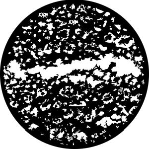 Paint Effects - Stock Gobo for Gobo Light Projectors - Choose your size!