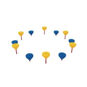 Pebble Path Set of 12- Primary Colors by Playground Equipment
