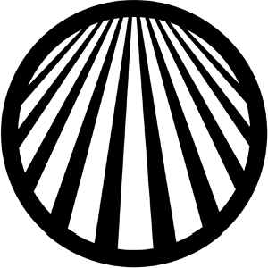 Perspective Lines 2 - Stock Gobo for Gobo Light Projectors - Choose your size!