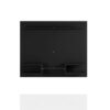 Plaza Collection 224BMC8 Floating Entertainment Center with 6 Fixed Shelves Modern Style and Medium Density Particleboard (MDP) Frame in Matte