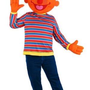 Plus Size Sesame Street Ernie Mascot Men's Costume