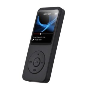 Portable MP4 Player MP3 Music Player 1.77 Inch LCD Screen Video Player Photo Viewer Support TF Cards Support Music FM Radio Video E-book Recorder