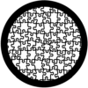 Puzzled - Stock Gobo for Gobo Light Projectors - Choose your size!