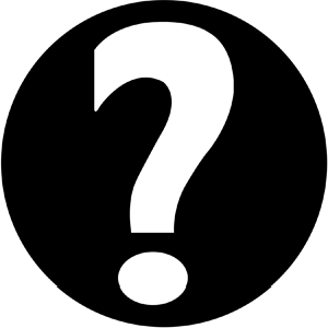 Question Mark - Stock Gobo for Gobo Light Projectors - Choose your size!