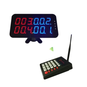 Queue management Wireless Pager System one full set including one keypad and one receptor