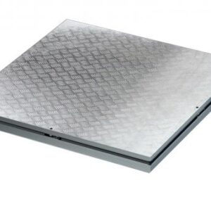QuickLock Staging 3'x3' Square Stage Platform, Weatherproof Aluminum Finish