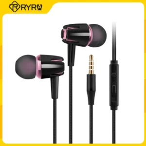 RYRA Subwoofer In-Ear Headphones In-Ear Headphones Adjustable Volume Upgrade Version For Android Universal Listening Sound