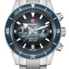 Rado Captain Cook Automatic Chronograph Blue Dial Multi-Strap Watch, 43mm