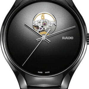 Rado True Secret Black Dial High-Tech Ceramic Watch, 40mm