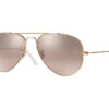 Ray-Ban Aviator Gold Sunglasses, 62mm