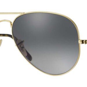 Ray-Ban Aviator Havana Collection Sunglasses, Grey Gradient Lenses, 58mm