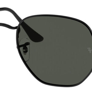 Ray-Ban Hexagonal Polarized Sunglasses, Green Lenses, 54mm
