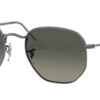 Ray-Ban Hexagonal Sunglasses, Grey Gradient Lenses, 51mm
