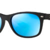 Ray-Ban RB2132 New Wayfarer Blue Flash Sunglasses, 52mm
