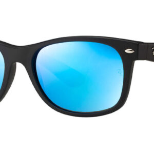 Ray-Ban RB2132 New Wayfarer Blue Flash Sunglasses, 52mm