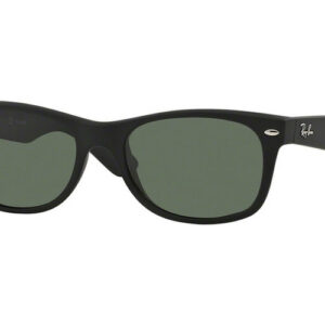 Ray-Ban RB2132 New Wayfarer Polarized Black Sunglasses, 55mm