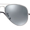 Ray-Ban RB3025 Aviator Silver Mirror Sunglasses, 58mm