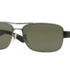 Ray-Ban RB3522 Polarized Sunglasses, Green Classic G-15 Lenses, 61mm