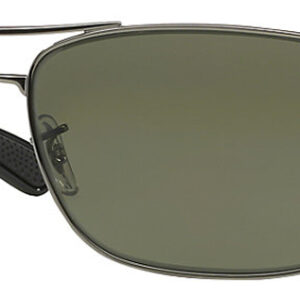 Ray-Ban RB3522 Polarized Sunglasses, Green Classic G-15 Lenses, 64mm