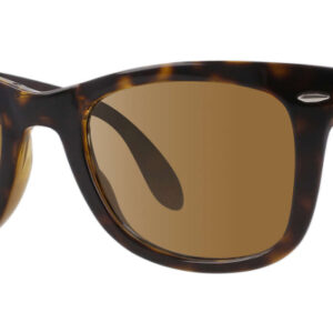 Ray-Ban RB4105 Folding Wayfarer Tortoise Brown Sunglasses, 54mm