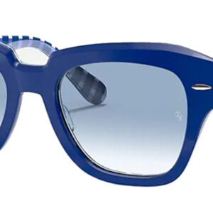 Ray-Ban State Street Sunglasses, Light Blue Gradient Lenses, 49mm