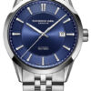 Raymond Weil Freelancer Automatic Blue Dial Stainless Steel Bracelet Watch, 42mm