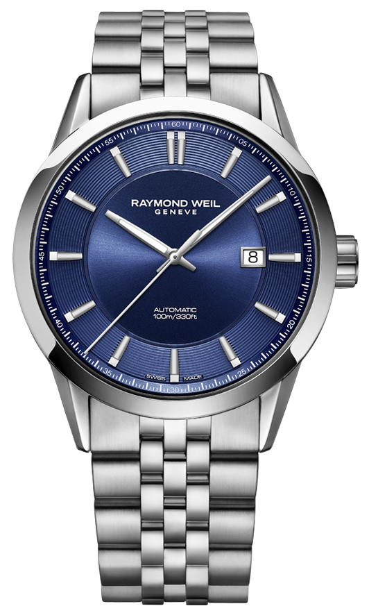 Raymond Weil Freelancer Automatic Blue Dial Stainless Steel Bracelet Watch, 42mm Raymond Weil Freelancer Automatic Blue Dial Stainless Steel Bracelet Watch, 42mm