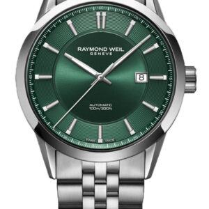 Raymond Weil Freelancer Green Dial SS Watch, 42mm
