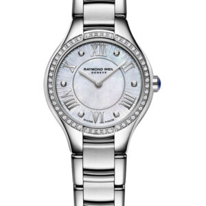 Raymond Weil Noemia 24mm Watch with MOP with Diamonds Dial and SS Bracelet