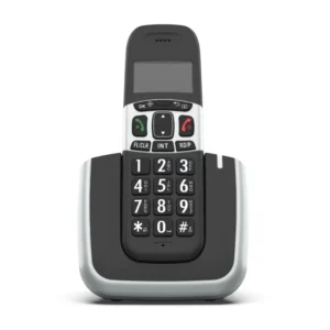 Rechargeable Cordless Phone with CallerID/Call Waiting and Low Radiation Perfect for Conference Calls at Work or Home HXBE