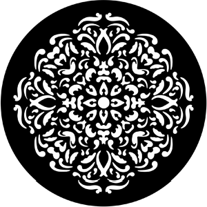 Renaissance Field - Stock Gobo for Gobo Light Projectors - Choose your size!