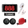 Restaurant Bank Wireless Queue Management System Ticket Printer Number Calling System 3 Digit Number Screen Display Number
