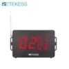 Retekess TD136 Wireless Calling Customer Service Pager Display Receiver Host Voice Reporting Broadcast For Restaurant Cafe Bar