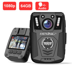 Rexing P1 Body Worn Camera 1080p Full HD - 3pcs Bundle