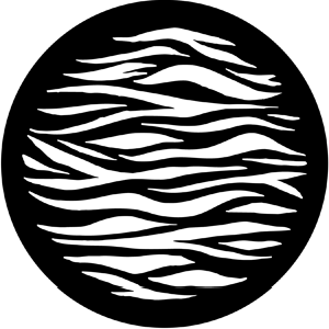 Ripple (Small) - Stock Gobo for Gobo Light Projectors - Choose your size!
