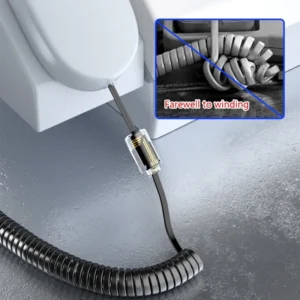 Rotatable Telephone Cord Detangler, Anti-Tangle Telephone Handset Cable 360Degree Rotating Handset Cable Anti-winding