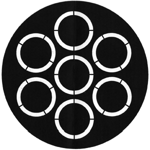 Rotating Apertures - Stock Gobo for Gobo Light Projectors - Choose your size!