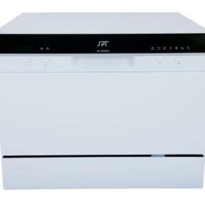 SD-2224DWA 22" Countertop Dishwasher with 6 Place Settings 7 Wash Cycles Delay Start Energy Star Qualified and Rinse Aid Warning Indicator in