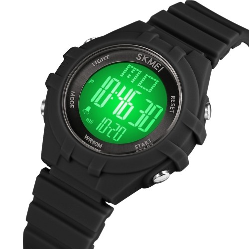 SKMEI Kids Digital Watch for Boys Girls 7-Color LED Backlight 5ATM Waterproof Students Sports Watches Time Week Date Display Stopwatch Alarm Clock Fashion Wristband Children Birthday Present Festival Gifts SKMEI Kids Digital Watch for Boys Girls 7-Color LED Backlight 5ATM Waterproof Students Sports Watches Time Week Date Display Stopwatch Alarm Clock Fashion Wristband Children Birthday Present Festival Gifts