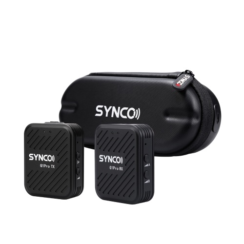 SYNCO G1A1 Pro Wireless Microphone System with 1 Receiver and 1 Microphone SYNCO G1A1 Pro Wireless Microphone System with 1 Receiver and 1 Microphone