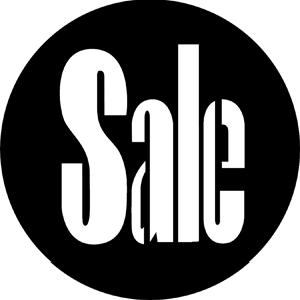 Sale - Stock Gobo for Gobo Light Projectors - Choose your size!