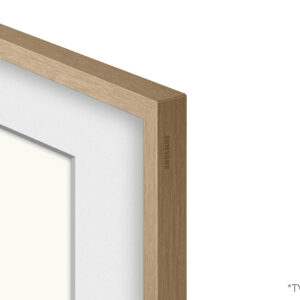 Samsung (2021) 85" The Frame Customizable Bezel In Modern Teak