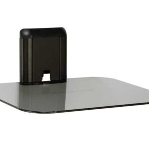 Sanus Black AV Component Under TV Wall Shelf